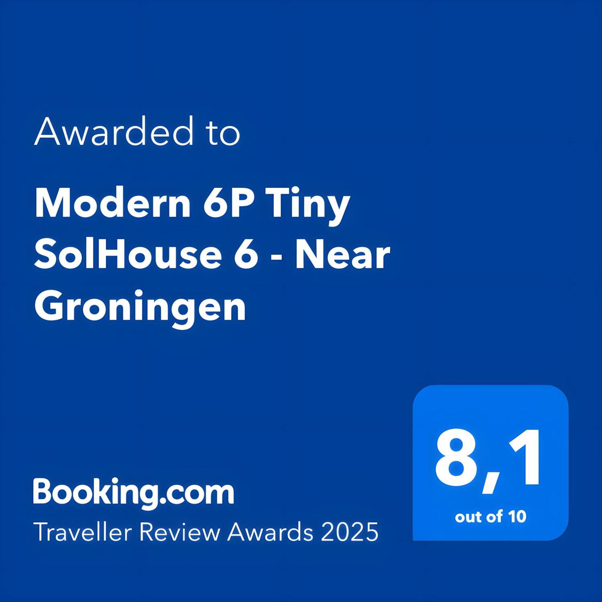 Modern 6p Tiny Solhouse 6 - Near Groningen Chalet *